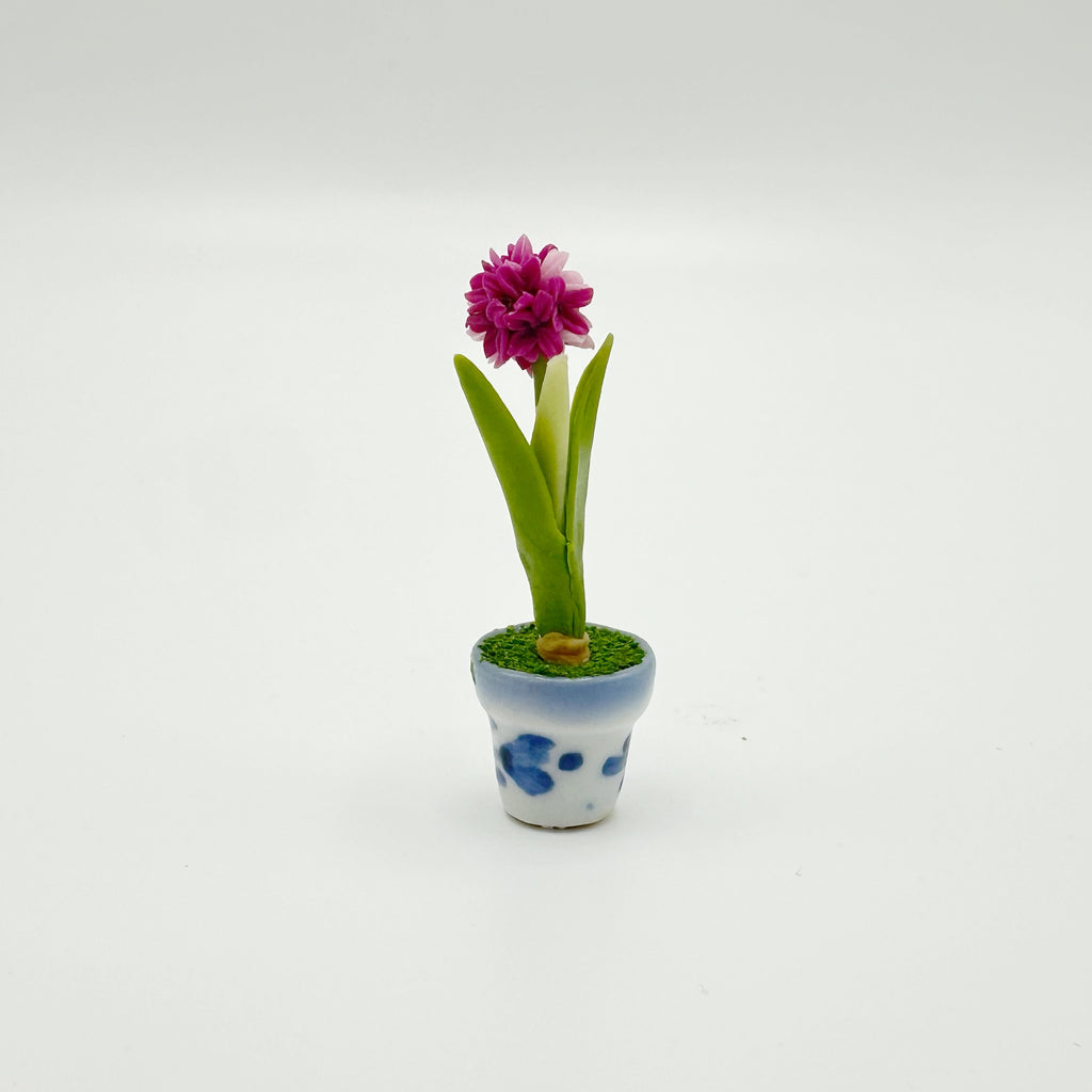 Allium Flower in Pot for Dollhouse
