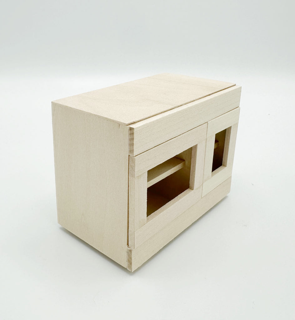 DIY Kit 4'' Dollhouse Range Oven - 1:12 scale by Life In A Dollhouse