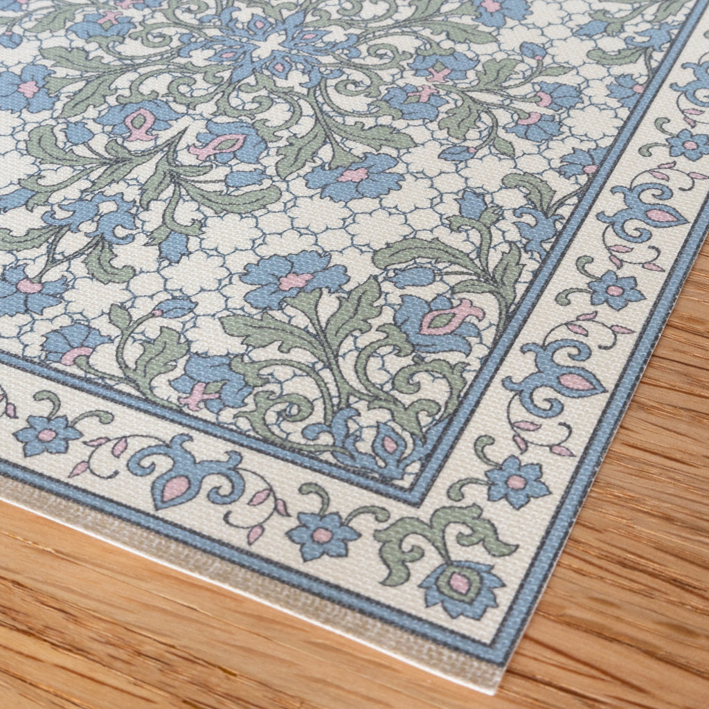 Bluebell Miniature Dollhouse Rug in Blue Multi- 1:12 Scale