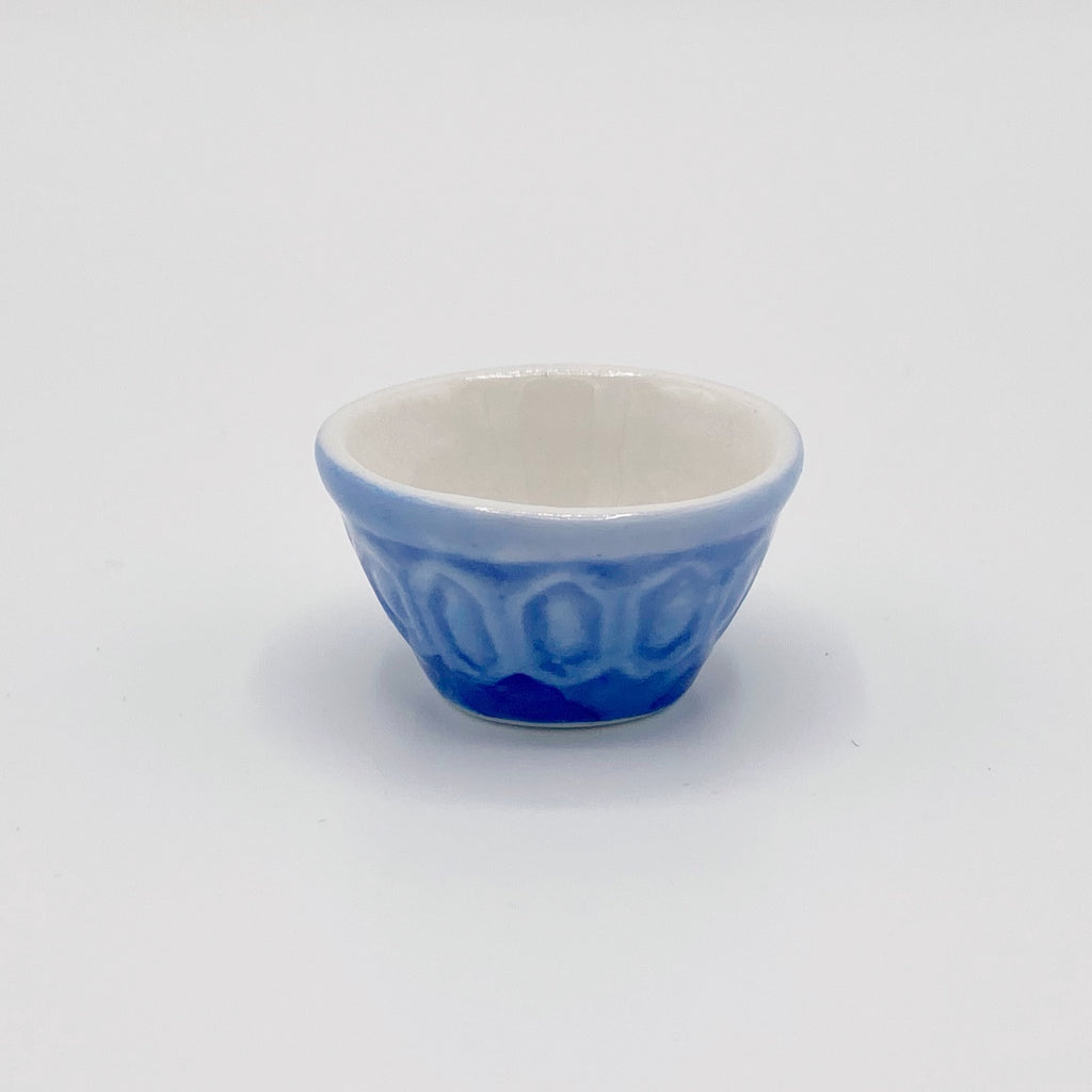 Blue Mixing Bowl For Dollhouse - Life In A Dollhouse