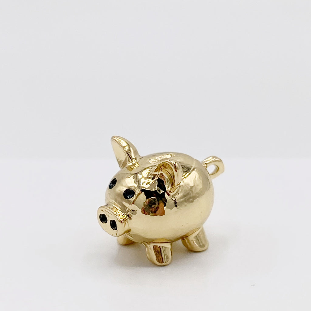 Gold Piggy Bank For Dollhouse - Life In A Dollhouse