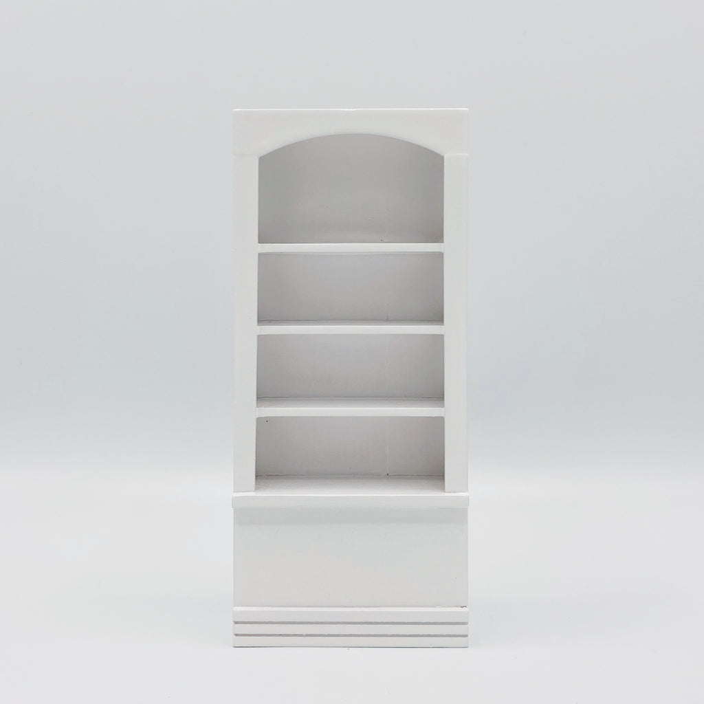 Book Shelf For Dollhouse in White - Life In A Dollhouse