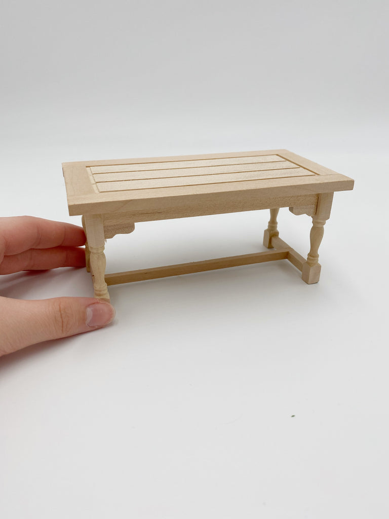 Unfinished Dining Table For Dollhouse - Life In A Dollhouse
