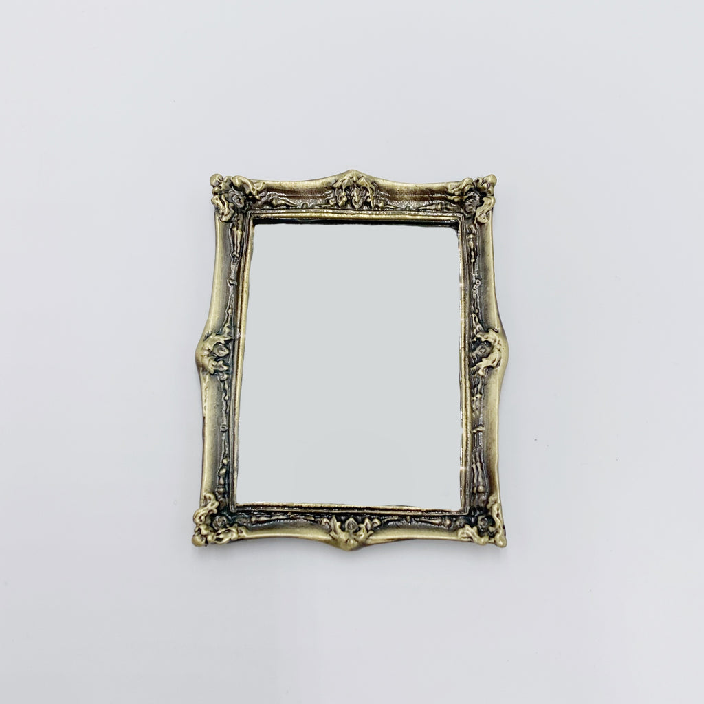 Brass Mirror For Dollhouse - Life In A Dollhouse
