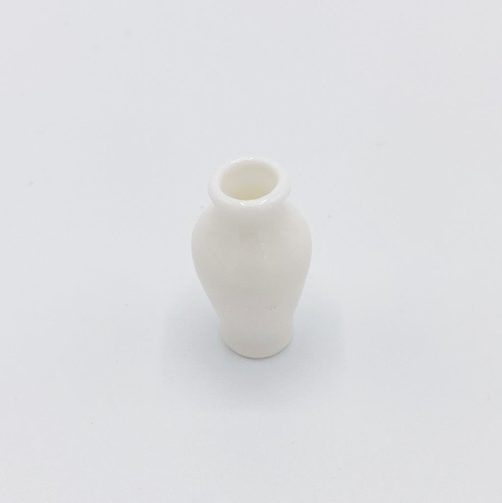 Vase in White for Dollhouse - Life In A Dollhouse
