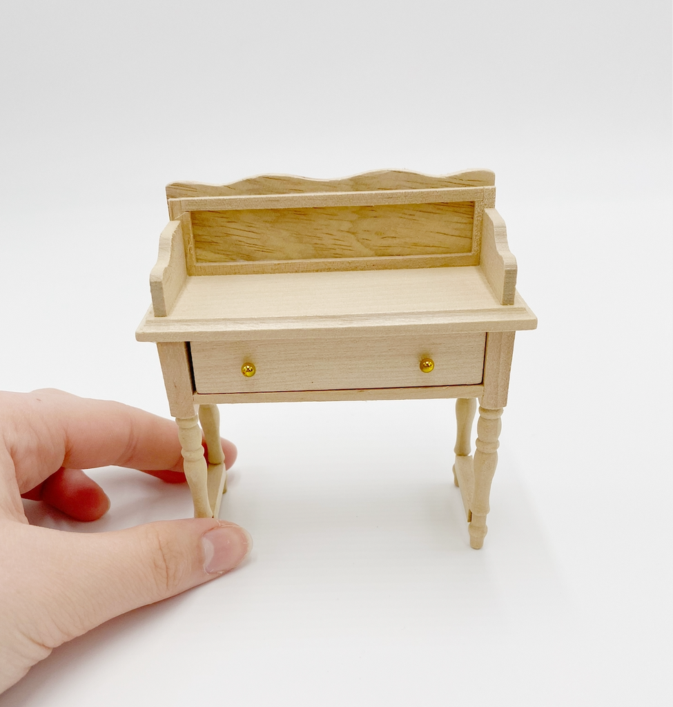 Unfinished Vanity For Dollhouse - Life In A Dollhouse