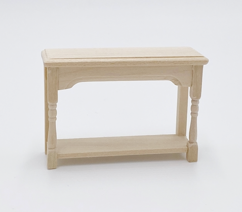 Unfinished Hall Table For Dollhouse - Life In A Dollhouse