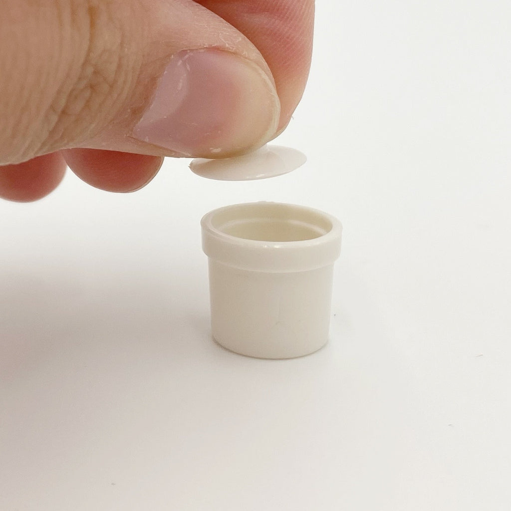 White Canister For Dollhouse - Life In A Dollhouse